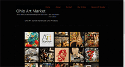 Desktop Screenshot of ohioartmarket.net