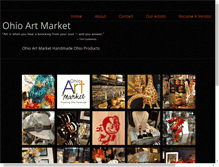 Tablet Screenshot of ohioartmarket.net